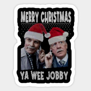 Merry Christmas Ya Wee Jobby Sticker